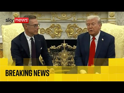 Trump meets President of Finland Alexander Stubb at White House