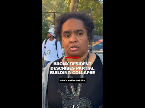 Bronx resident describes partial building collapse