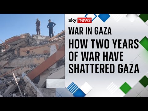 How two years of war have shattered the Gaza Strip