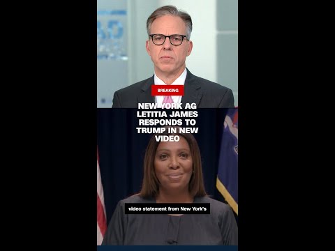 New York AG Letitia James responds to Trump in new video
