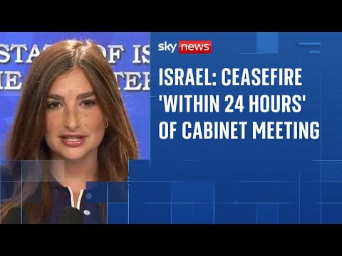 Israel sets out timeline for ceasefire and hostage release