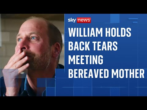 Prince William visibly moved during reunion with bereaved mother
