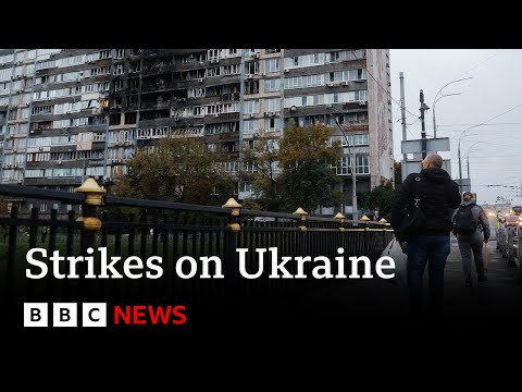 Russia launched 450 drones on Ukraine overnight, Zelensky says | BBC News