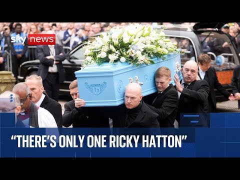 Huge crowds outside Ricky Hatton’s funeral in Manchester | Sky News coverage
