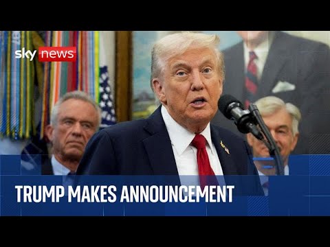 Donald Trump makes Oval Office announcement after Gaza ceasefire comes into effect