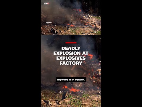 Deadly explosion at explosives factory