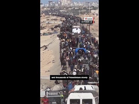 Thousands of displaced Palestinians return to north