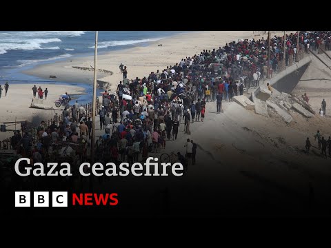 Gaza ceasefire – 200,000 Palestinians head back to shattered homes after two years of war | BBC News