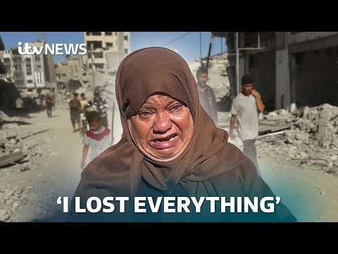 ‘We are the walking dead’: Gazans return home to rubble and ruin | ITV News