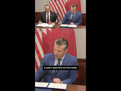 Hegseth announces Qatar to build Air Force facility in Idaho