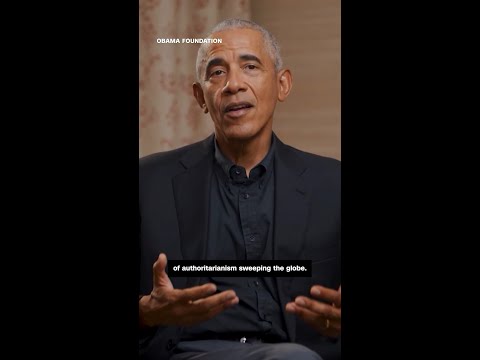Obama warns against authoritarianism