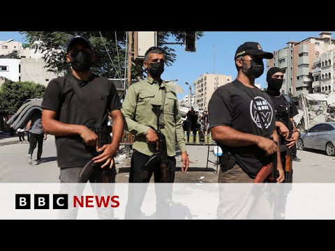 Hamas mobilises fighters in Gaza as fears of internal violence mount | BBC News