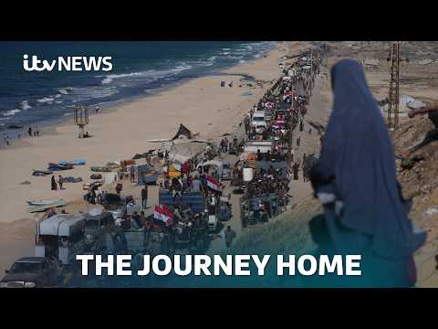 Palestinians return to destruction as Israeli’s wait for hostages to be returned I ITV News
