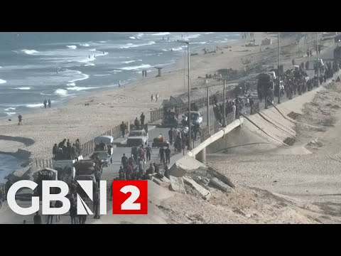 WATCH: View from a hilltop in central Gaza