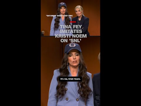 Tina Fey imitates Kristi Noem on ‘SNL’
