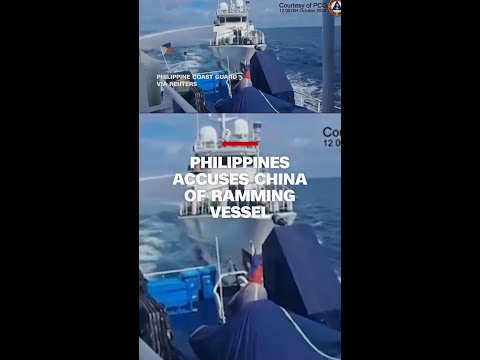 Philippines accuses China of ramming vessel