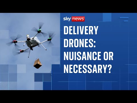Could drones soon be delivering your weekly shopping?