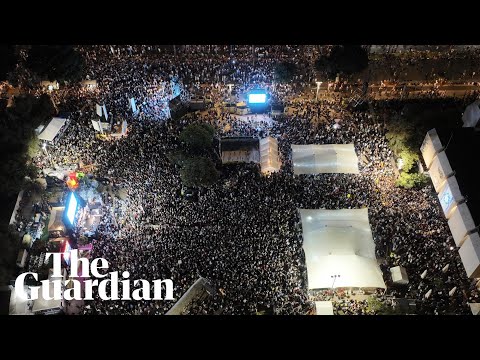Thousands gather in Tel Aviv as Israel awaits release of hostages