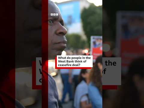 What do people in the West Bank think of ceasefire deal? #BBCNews