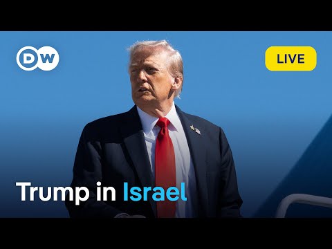 Live: Trump arrives in Israel ahead of Gaza peace summit in Egypt | DW News