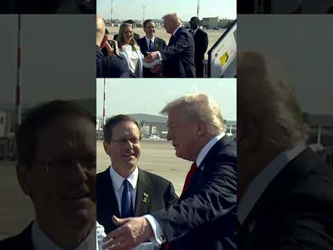 Trump arrives in Israel to warm welcome