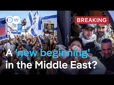 Jailed Palestinians released in exchange for Israeli hostages | DW News