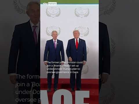 Tony Blair asked about doubts over his potential role on the Gaza peace board