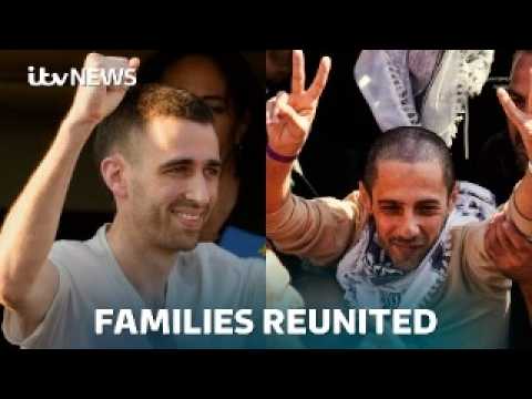 Extraordinary scenes from Israel and Gaza as hostages and detainees are released | ITV News