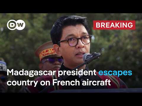 Madagascar’s president flees country to a ‘safe space’ after alleged attempt on his life | DW News