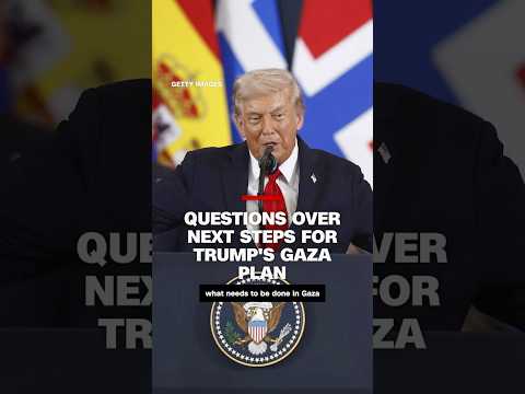 Questions over next steps for Trump’s Gaza plan
