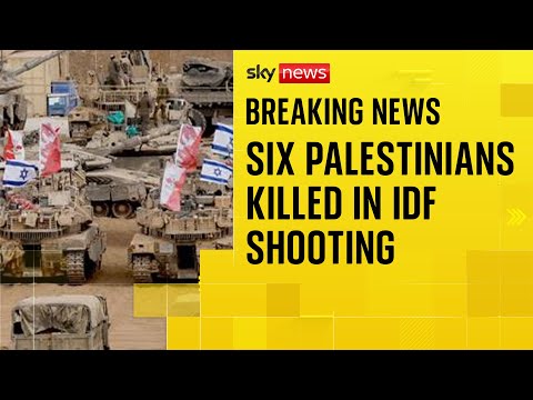 Six killed by Israeli fire Gaza health authorities confirm