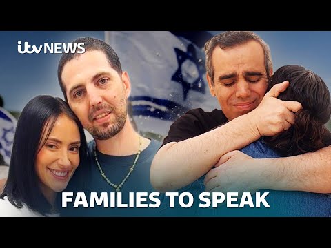 WATCH LIVE: Hostages’ families to speak for first time since their release from Gaza | ITV News