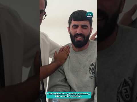 The devastating loss faced by one freed detainee on return to Gaza #itvnews #gaza #shorts
