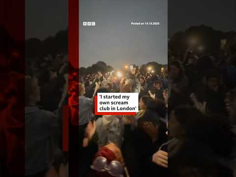 What is a scream club? #ScreamClub #Screaming #BBCNews