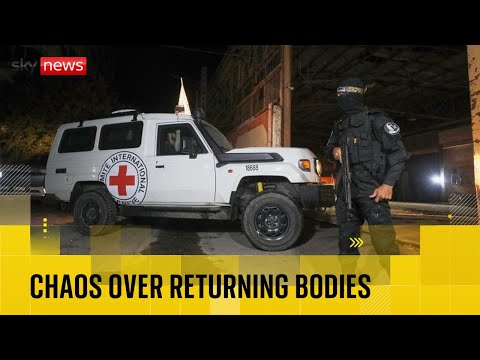 One of four bodies returned by Hamas doesn’t match any of hostages, IDF says