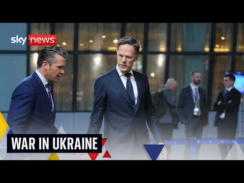 NATO chief Mark Rutte holds news conference after Ukraine meeting