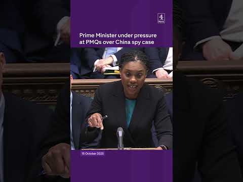 Prime Minister under pressure at PMQs over China spy case