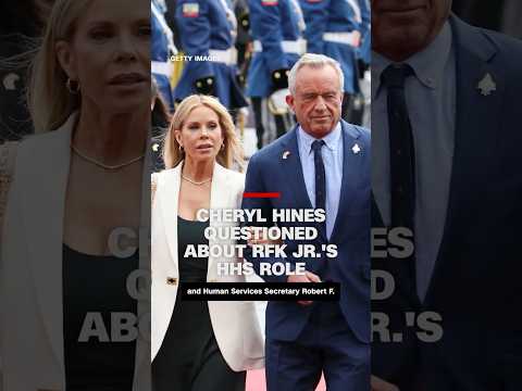 Cheryl Hines questioned about RFK Jr.’s HHS role