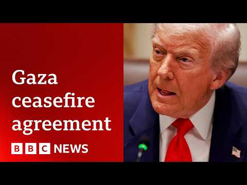 Donald Trump says if Hamas don’t disarm, we will disarm them | BBC News