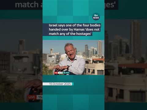 Israel says one of the four bodies handed over by Hamas ‘does not match any of the hostages #itvnews