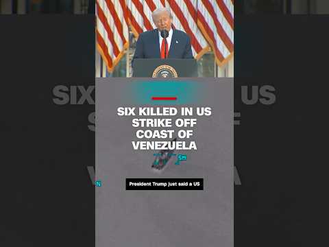 Six killed in US strike off coast of Venezuela