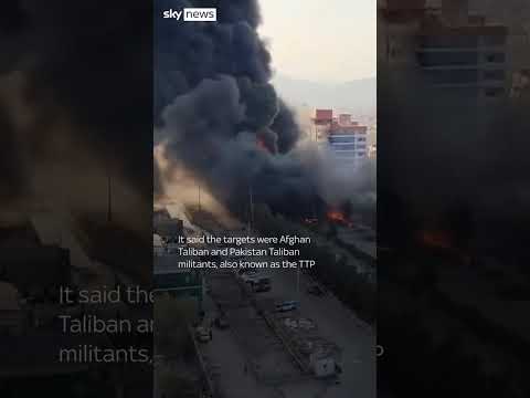 Explosion in Afghan capital, days after deadly clashes with Pakistan