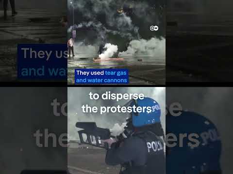 Pro-Palestinian protests at Italy vs. Israel match | DW News