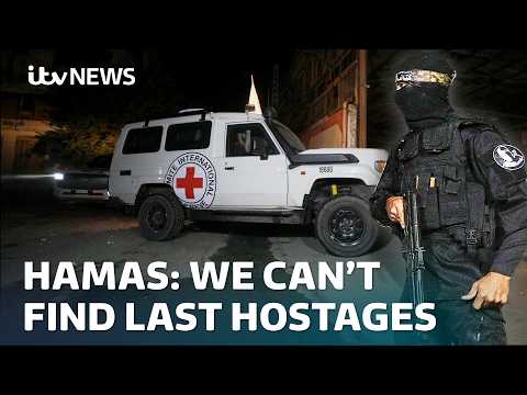 Israel-Gaza ceasefire: Hamas says it can’t find remaining dead hostages | ITV News