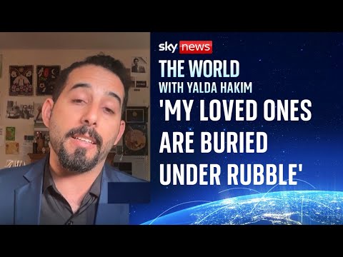 Palestinian poet reflects on hundreds of his relatives killed and buried under rubble in Gaza