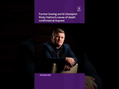 Former boxing world champion Ricky Hatton’s cause of death confirmed at inquest