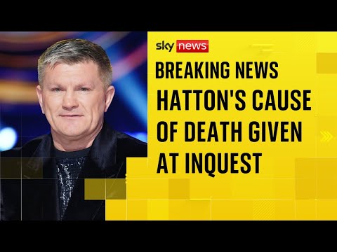 Former world champion boxer Ricky Hatton’s cause of death given at inquest