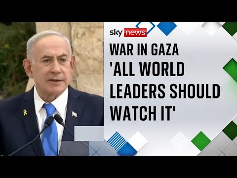 ‘They even filmed it live’: Netanyahu condemns Hamas at October 7 memorial event