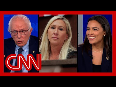 Hear what Bernie Sanders and AOC said about Marjorie Taylor Greene during CNN town hall