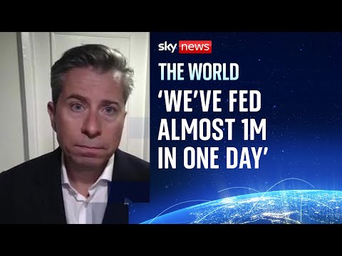 ‘We’re turning the tide on famine’ in Gaza, UN humanitarian chief Tom Fletcher tells Sky News